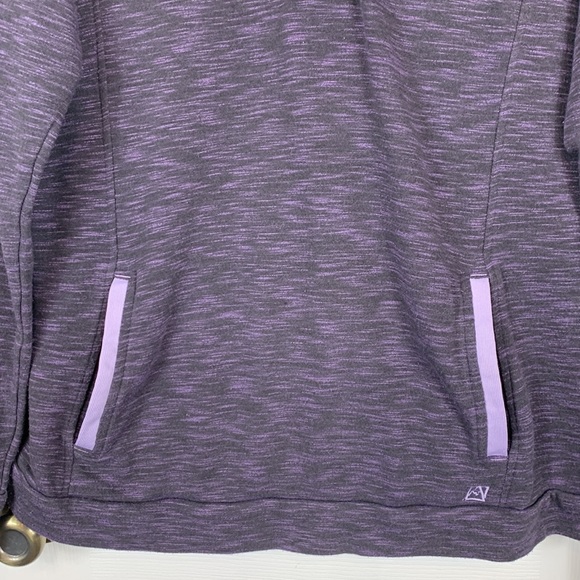 Avalanche Heather purple long sleeved pullover with lavender trim size XL - Picture 3 of 7